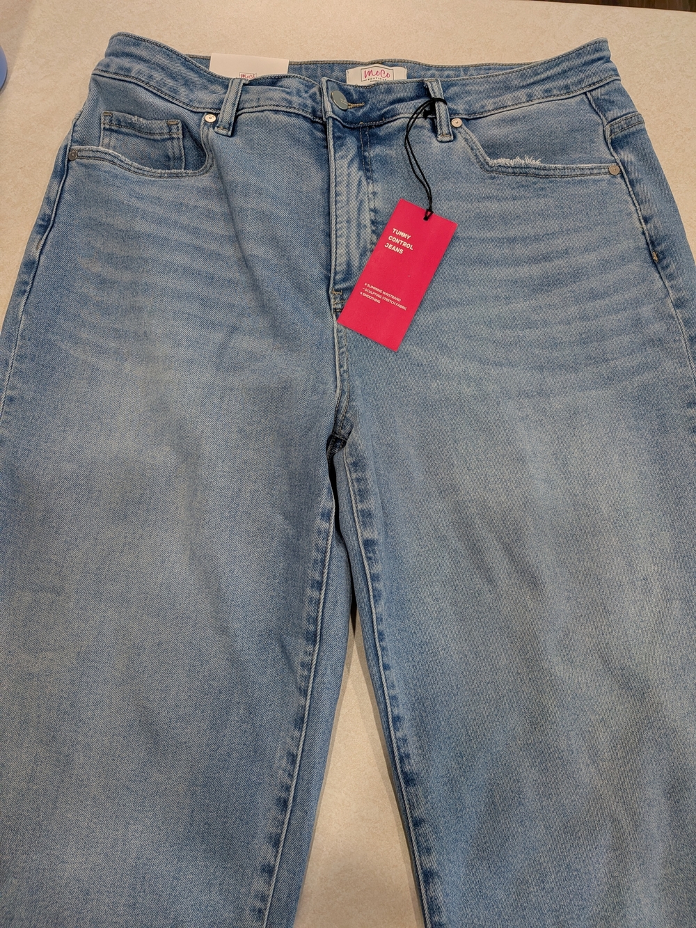 Women's Light Blue Denim Jeans - Classic Straight Fit
